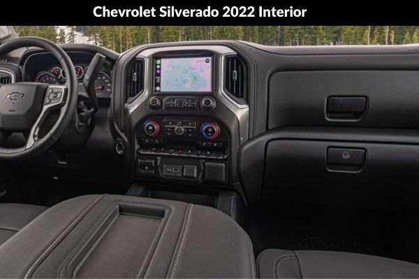Chevrolet Silverado 2022 Interior dashboard inside view screen photo