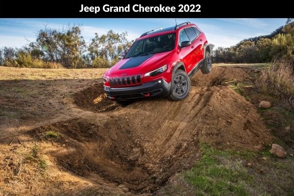 Jeep Grand Cherokee 2022 off road red color photo