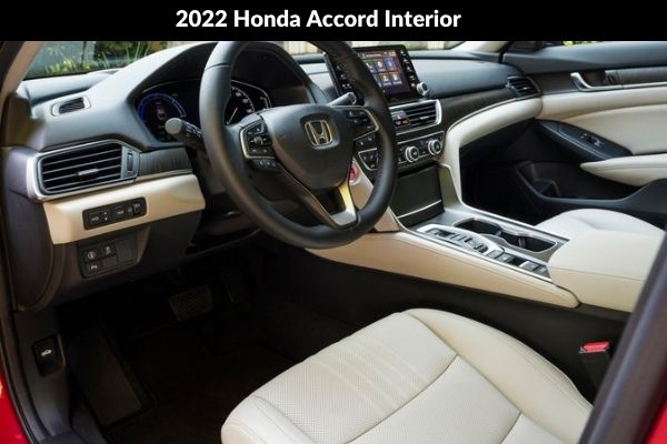 2022 Honda Accord Interior dashboard inside view photos