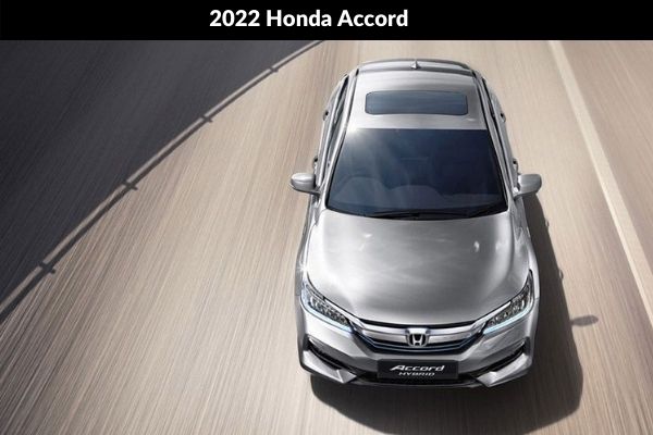 2022 Honda Accord sunroof top view photo on road