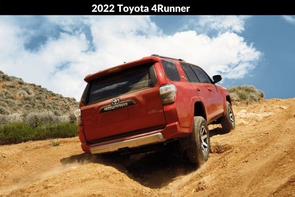 2022 Toyota 4runner off road drive back uphills photo